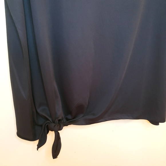 Daisy Fuentes Fit Top Black Cap Sleeve Activewear Tee Plus Size 3X NWT - Picture 7 of 10